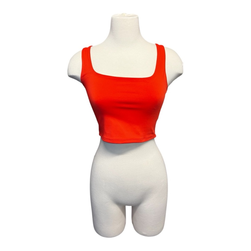 Vibrant Red Crop Top EXPRESS